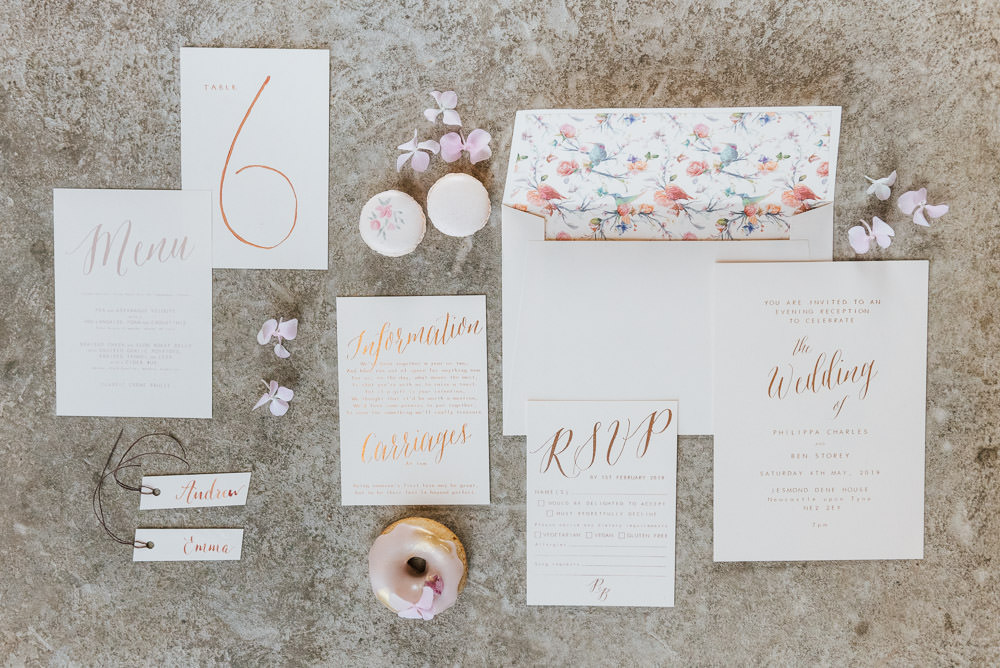 Stationery Invite Invitations Pink Pretty Cherry Blossom Wedding Ideas Sugarbird Photography