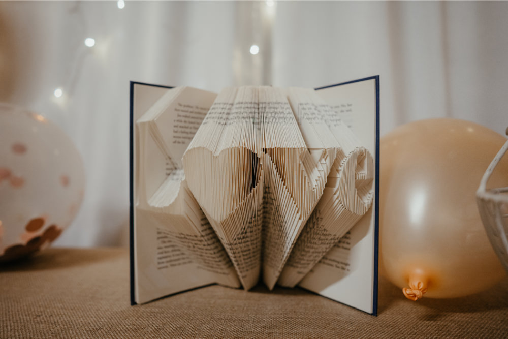 Book Art Love Literary Wedding Naomi Jane Photography