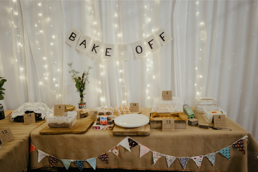 Bake Off Cake Dessert Table Literary Wedding Naomi Jane Photography