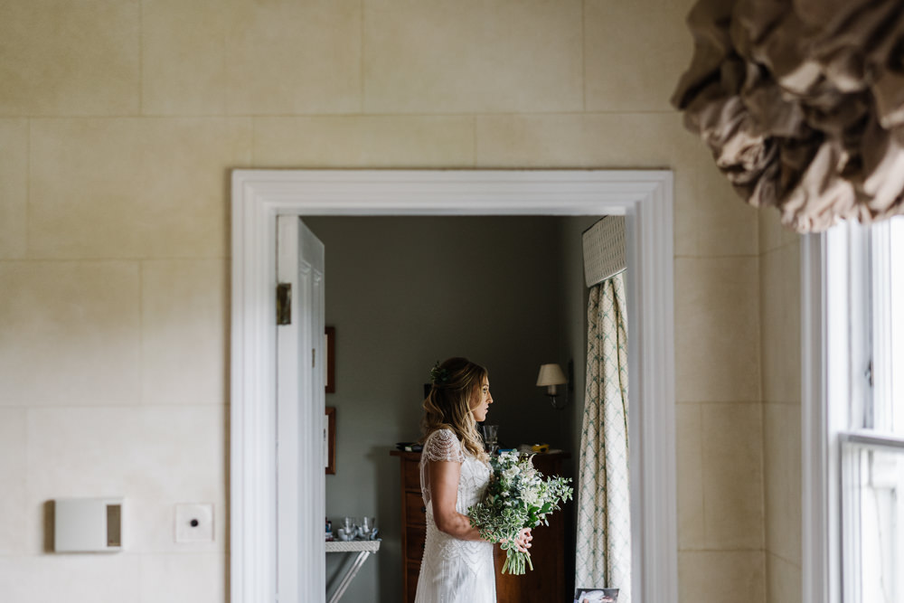Dress Gown Bride Bridal Maggie Sottero Slip Dress Beaded Overlay Lodge Farm Wedding David Boynton Wedding Photography
