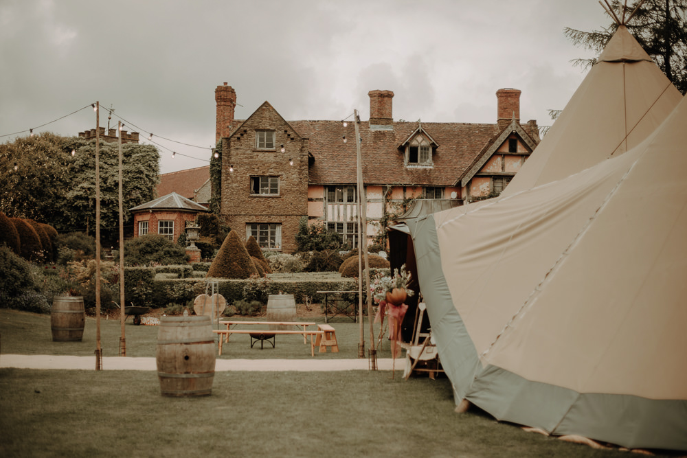 Festoon Lights Suspended Hanging Decor Magical Tipi Wedding Esme Whiteside Photography
