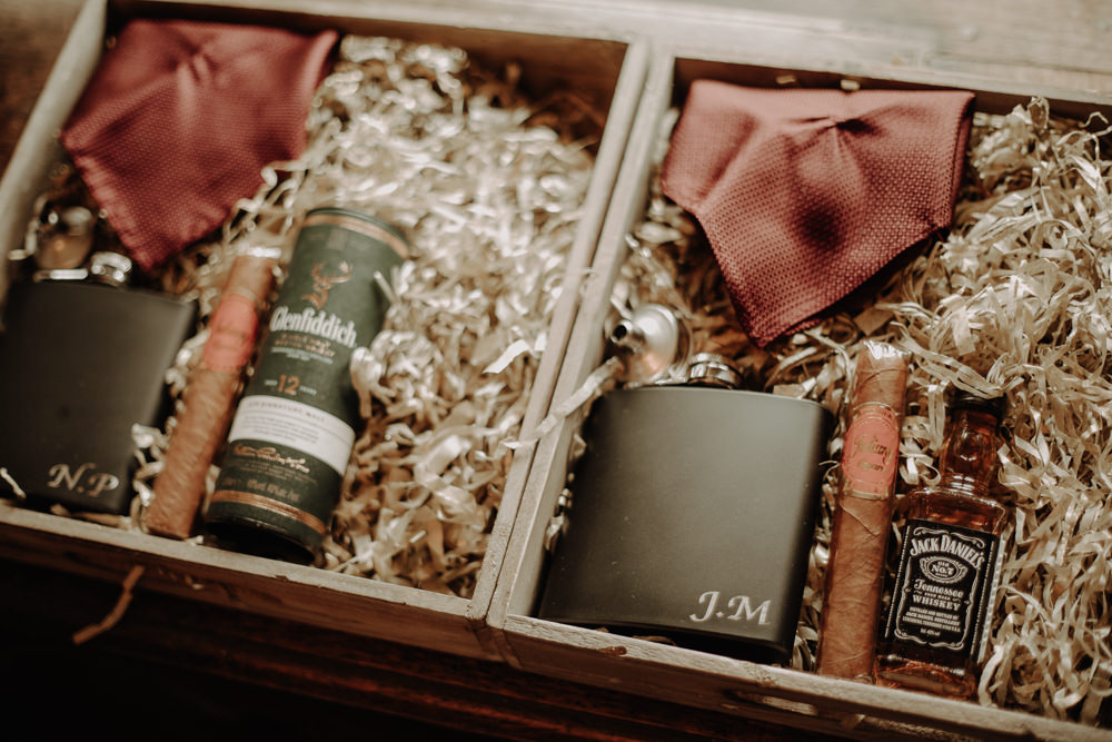 Gift Groom Box Present Magical Tipi Wedding Esme Whiteside Photography