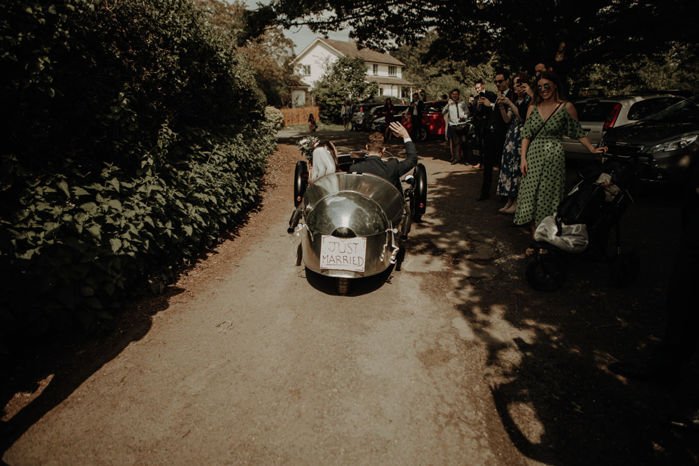 Classic Car Transport Magical Tipi Wedding Esme Whiteside Photography