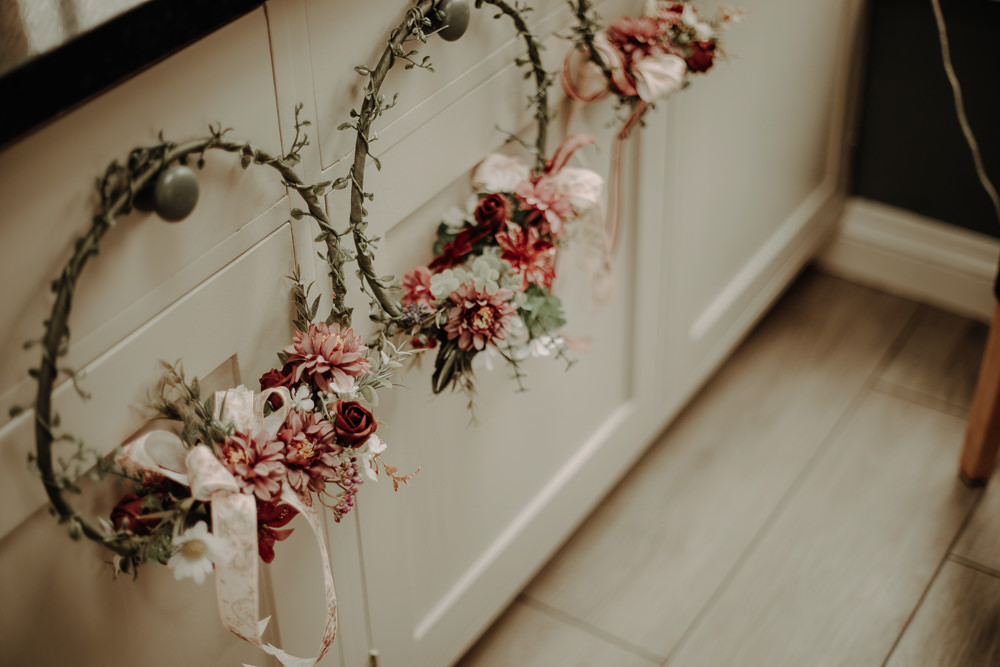 Wreaths Hoops Flowers Bouquets Magical Tipi Wedding Esme Whiteside Photography