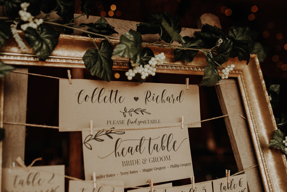 Table Plan Seating Chart Frame Flowers Magical Tipi Wedding Esme Whiteside Photography