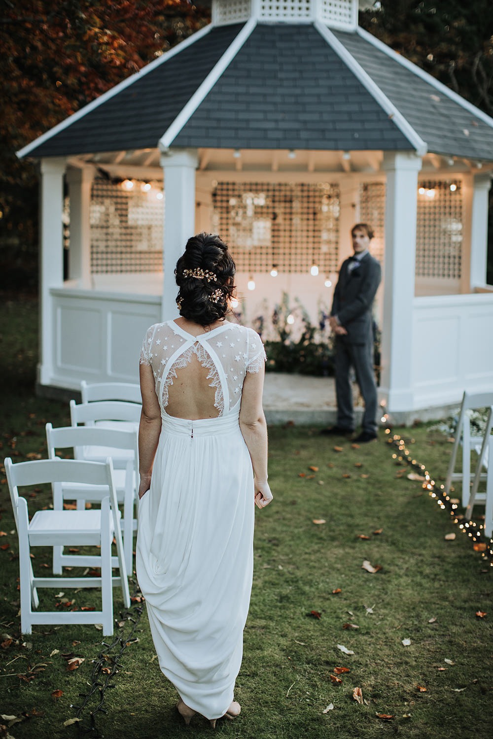 Dress Gown Bride Bridal Celestial Moon Stars Wedding Ideas Olegs Samsonovs Photography