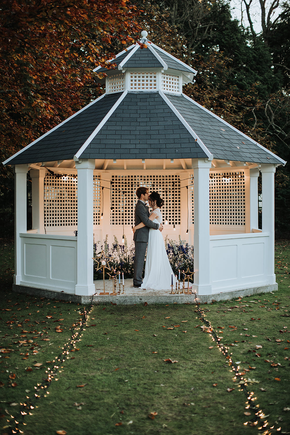 Gazeebo Outdoor Ceremony Moon Stars Wedding Ideas Olegs Samsonovs Photography
