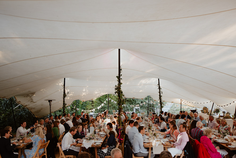 Stretch Tent Marquee North Cornwall Wedding Taylor-Hughes Photography