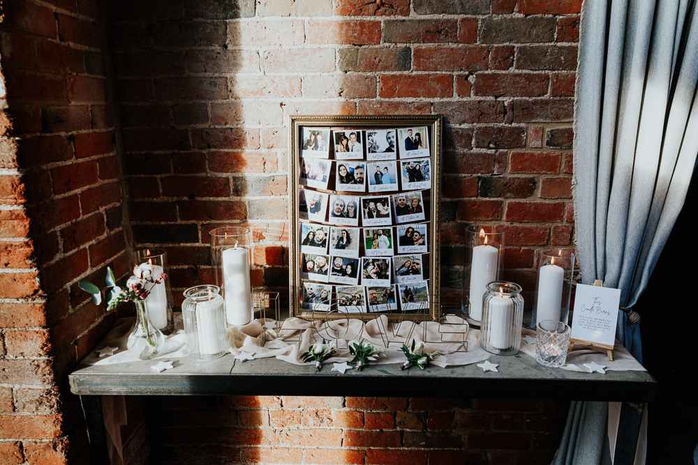 Photo Photographs Display Frame Shustoke Barn Wedding Oxi Photography