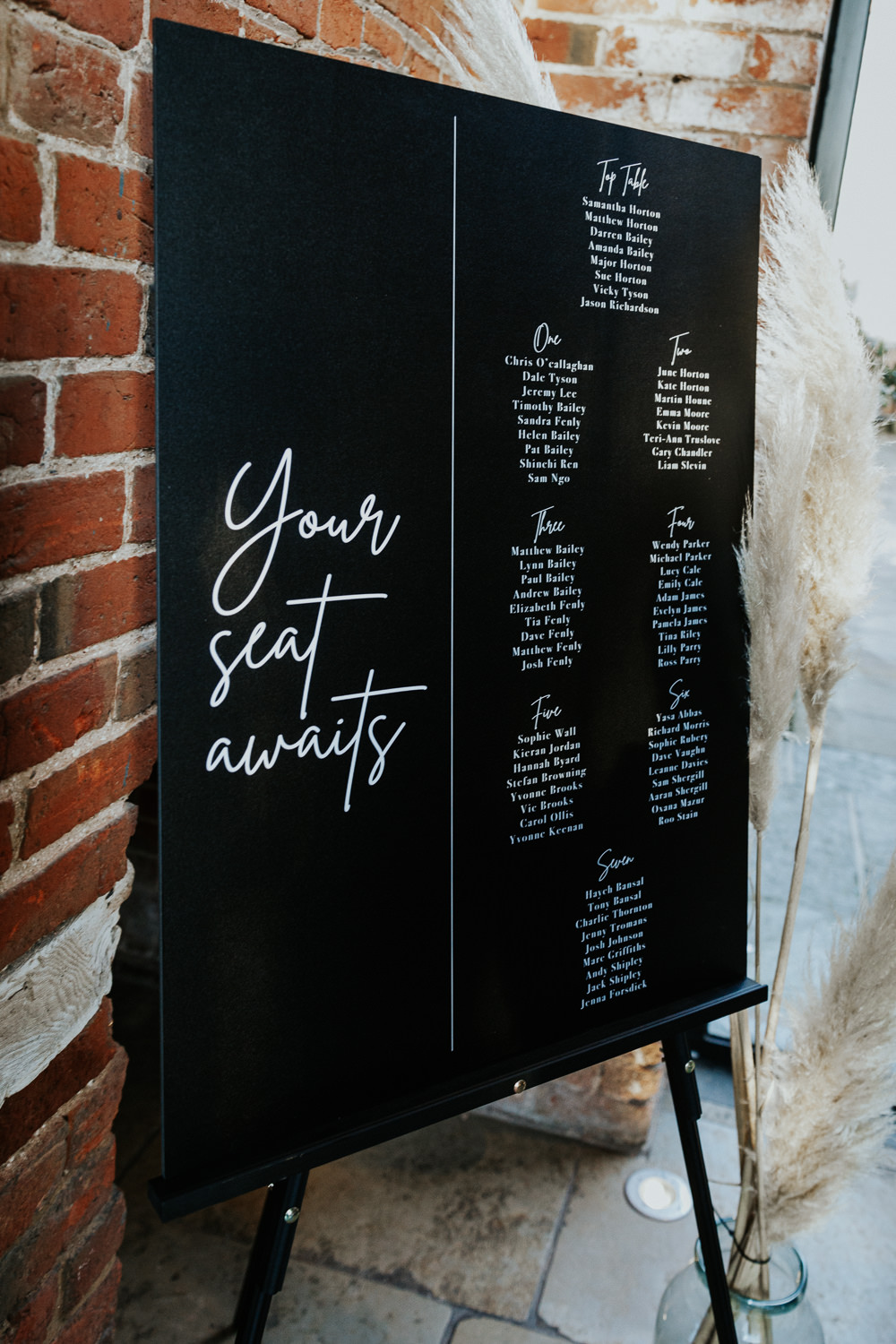 Chalk Board Table Plan Seating Chart Shustoke Barn Wedding Oxi Photography