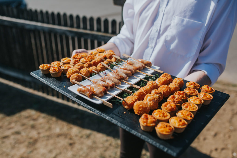 Canapes Thorpeness Country Club Wedding Charlotte Razzell Photography