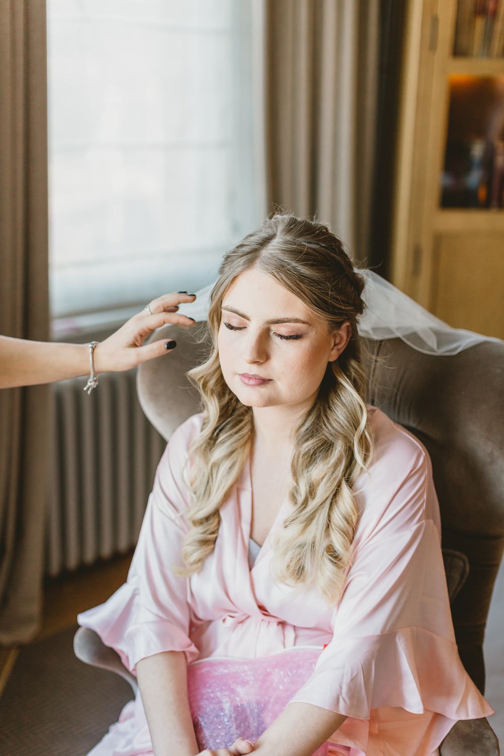 Bride Bridal Make Up York Minster Wedding Amy Lou Photography