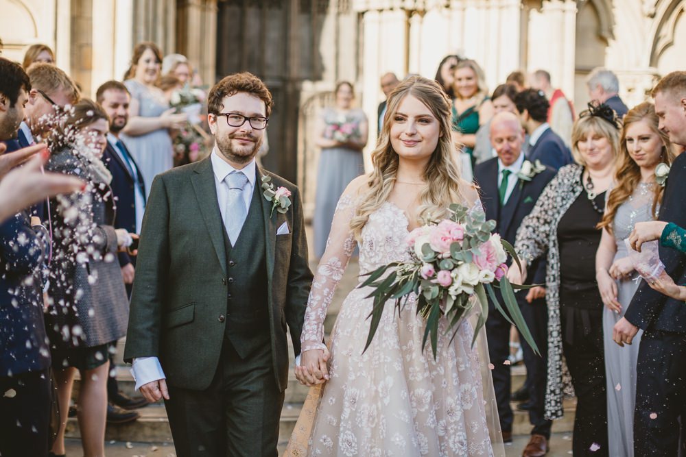 Confetti York Minster Wedding Amy Lou Photography