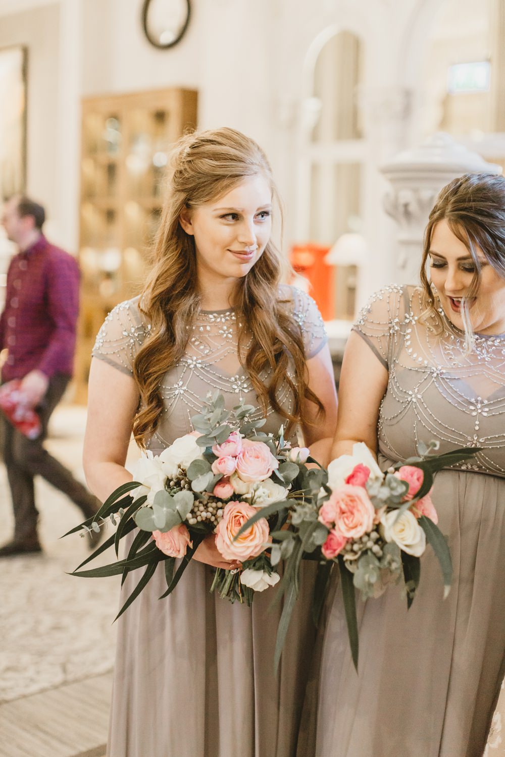 Bridesmaids Bridesmaid Dress Dresses Grey York Minster Wedding Amy Lou Photography
