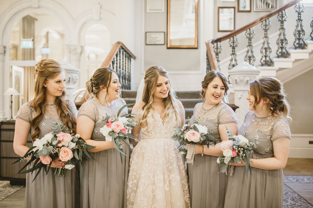 Bridesmaids Bridesmaid Dress Dresses Grey York Minster Wedding Amy Lou Photography