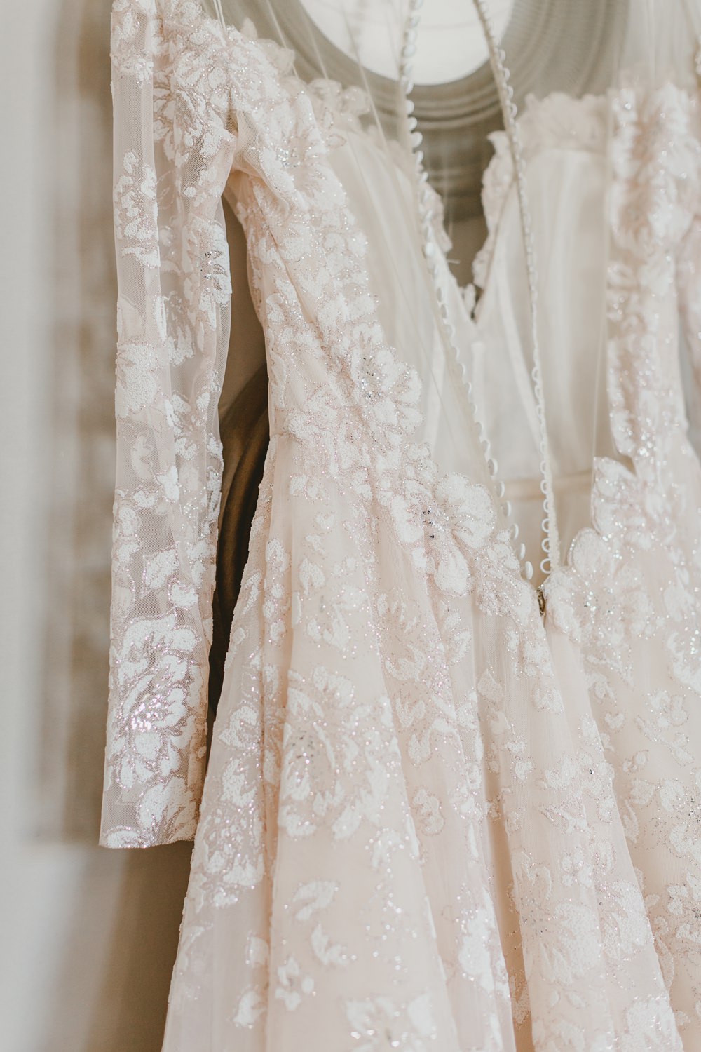 Dress Gown Bride Brida Long Sleeves Hayley Paige Veil York Minster Wedding Amy Lou Photography