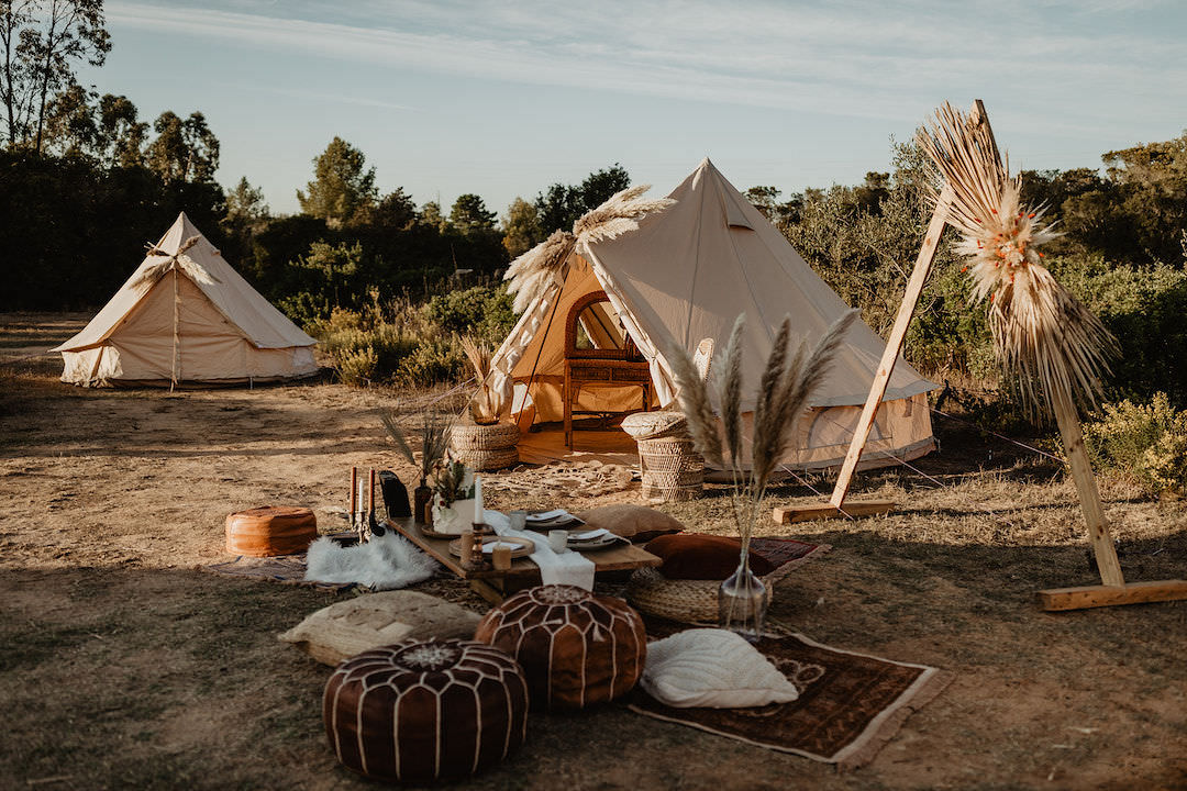 The Canvas Tribe Wedding Camping Glamping Tents