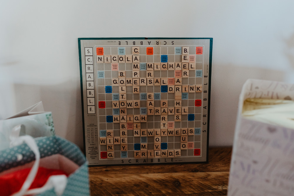 Scrabble Art Decor Arches Dean Clough Wedding Stevie Jay Photography
