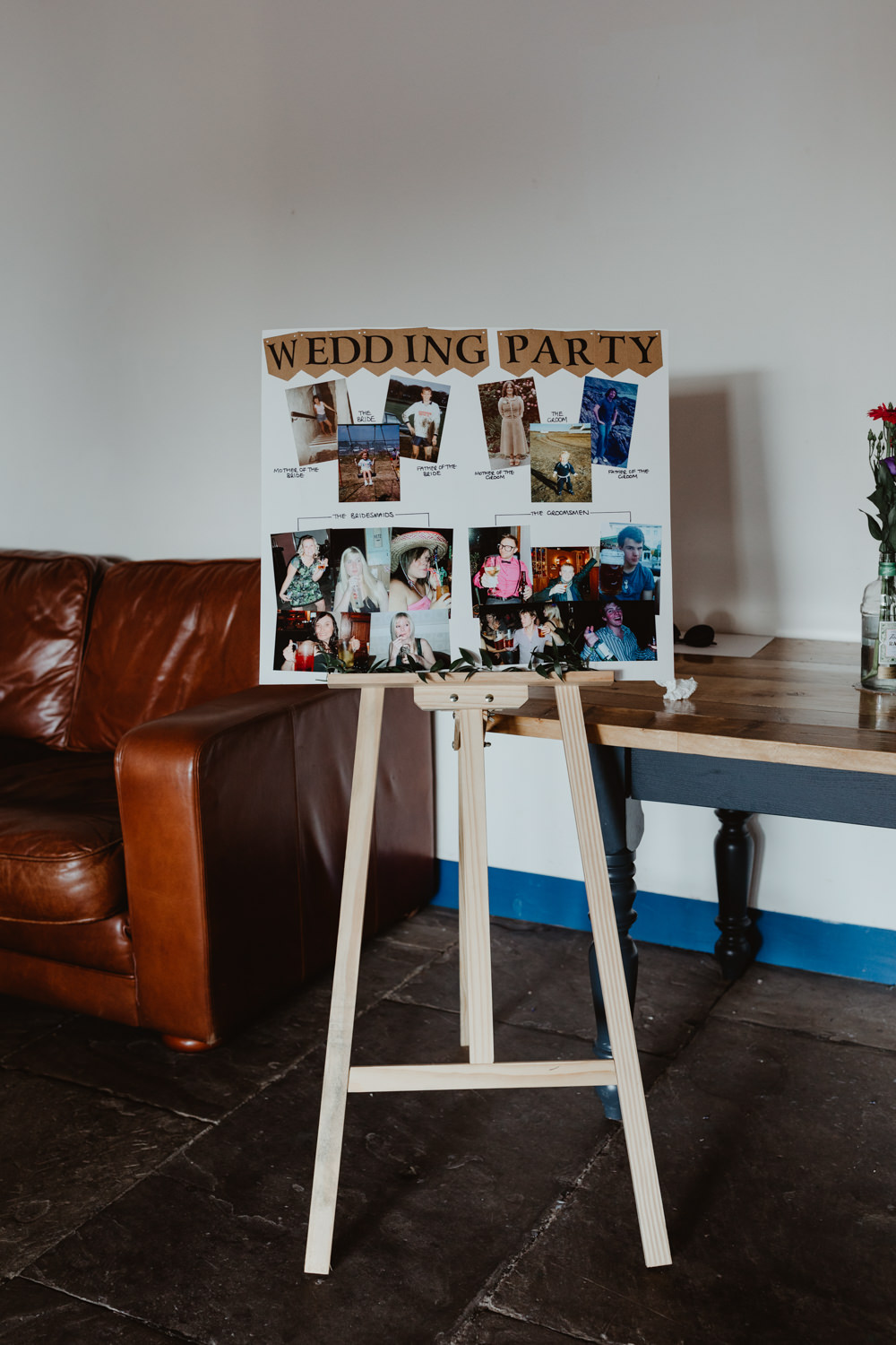 Wedding Party Photo Frame Arches Dean Clough Wedding Stevie Jay Photography
