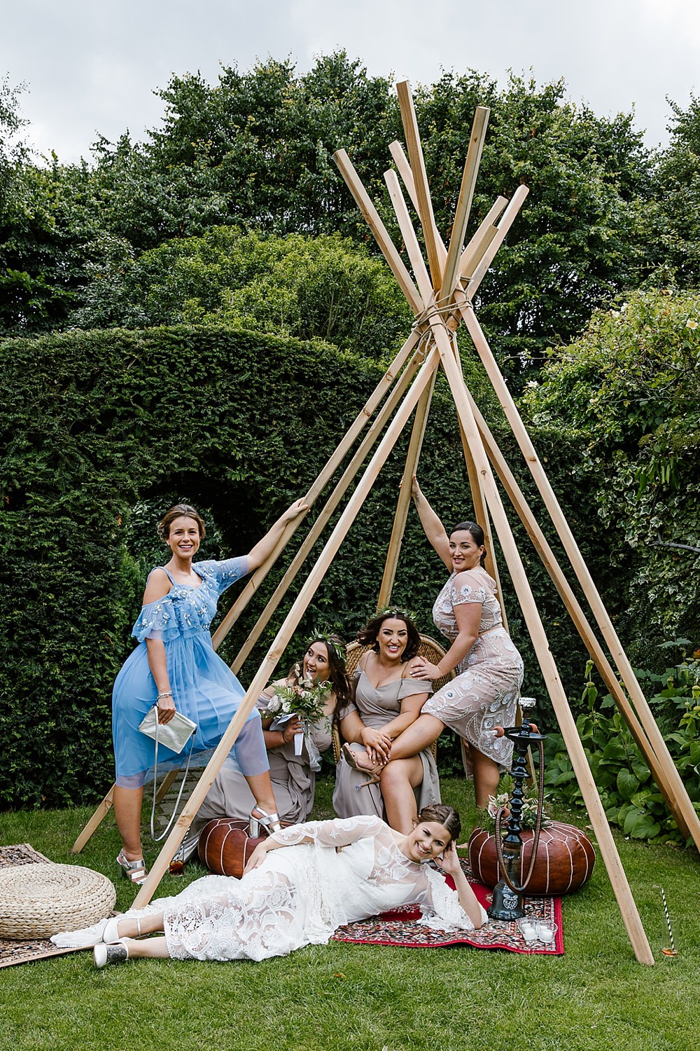 Naked Tipi Chaucer Barn Wedding Katherine Ashdown Photography