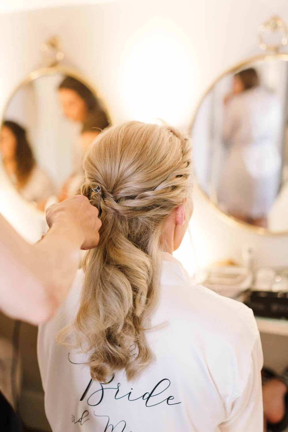 Bride Bridal Hair Style Up Do Plait Braid Accessory Dove Grey Wedding Danielle Smith Photography