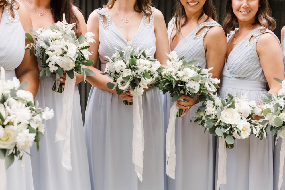 Bouquet Flowers Bride Bridal Olive Ranunculus Rose Anemone Astilbe Foliage Eucaluptus Dusty Miller Dove Grey Wedding Danielle Smith Photography