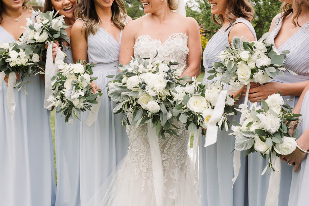 Bouquet Flowers Bride Bridal Olive Ranunculus Rose Anemone Astilbe Foliage Eucaluptus Dusty Miller Dove Grey Wedding Danielle Smith Photography