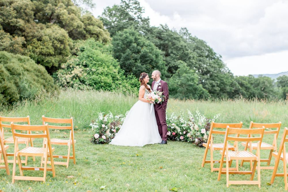 Meadow Flowers Ceremony Backdrop Arrangement English Garden Wedding Inspiration Philippa Sian Photography