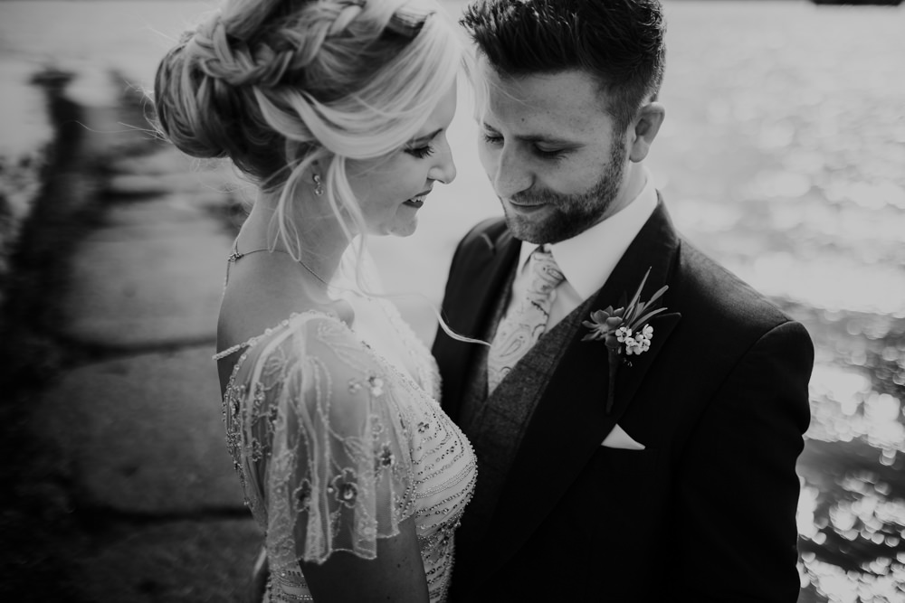 Bride Bridal Hair Make Up Style Up Do Plait Braid Ferry House Inn Wedding Paul Fuller Kent Photography
