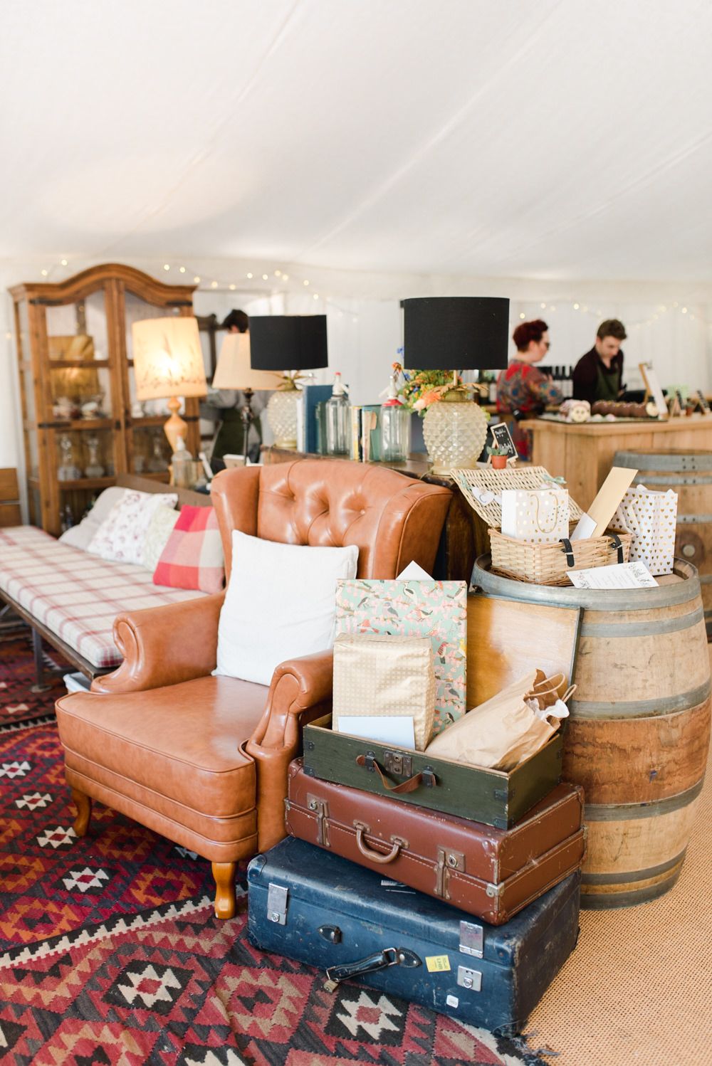 Seating Area Marquee Perch Inn Wedding Captured By Katrina