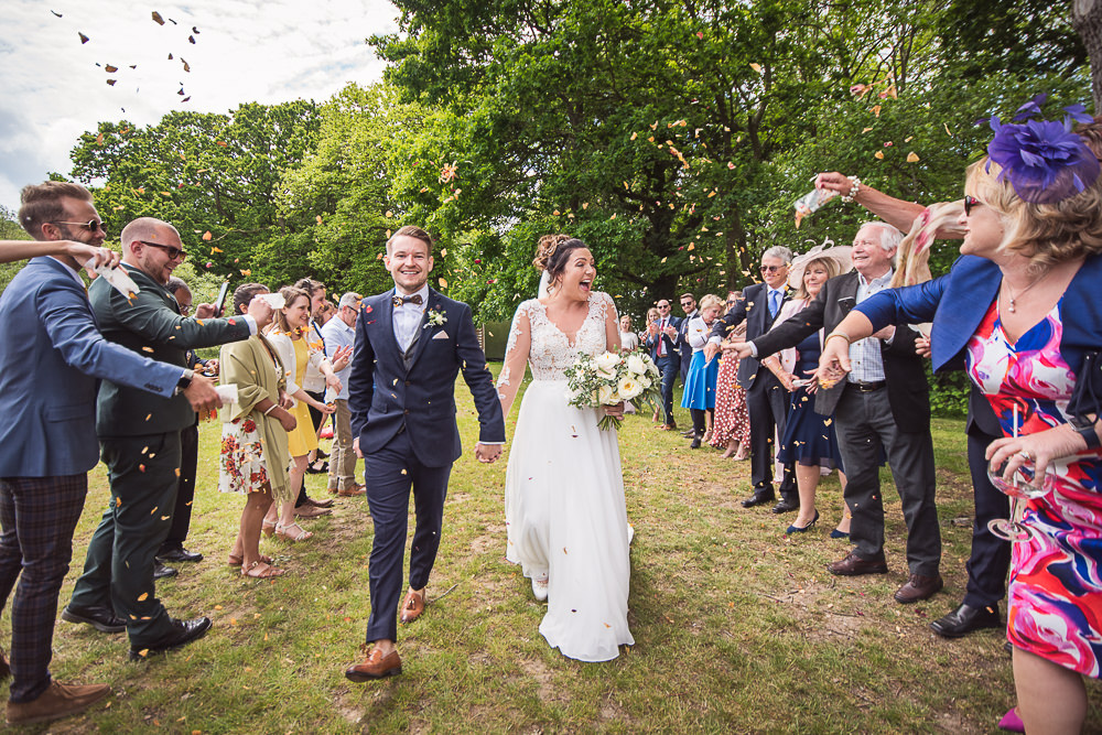 Confetti Sopley Lake Wedding One Thousand Words