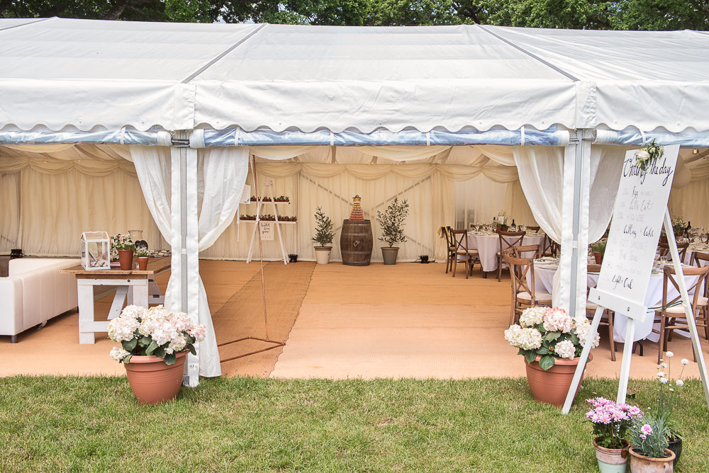 Marquee Entrance Sopley Lake Wedding One Thousand Words