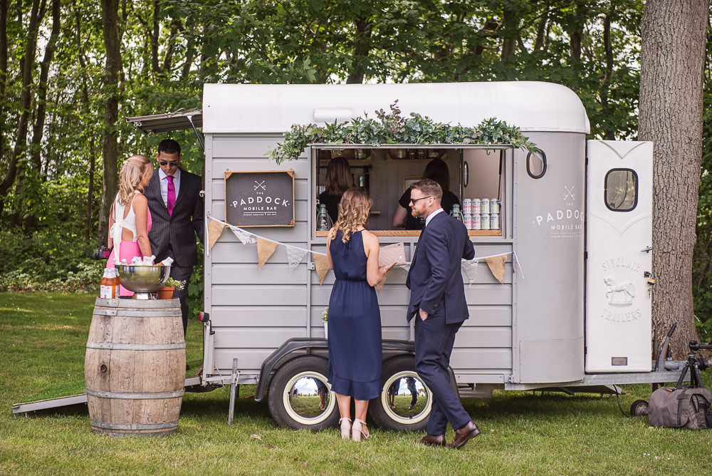 Horse Box Bar Trailer Sopley Lake Wedding One Thousand Words