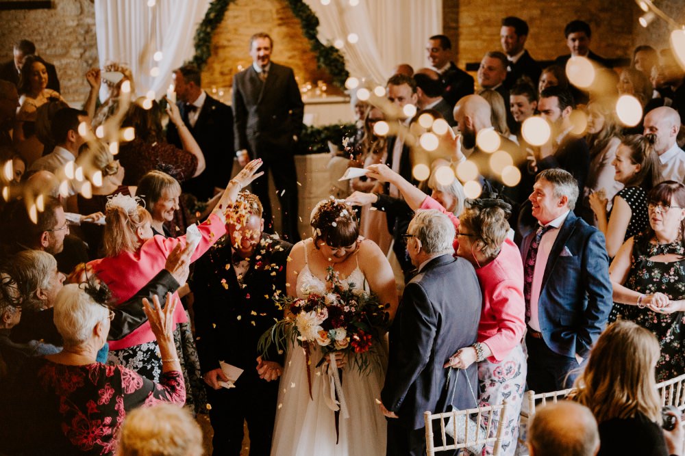 Confetti Wick Farm Bath Wedding Siobhan Beales Photography