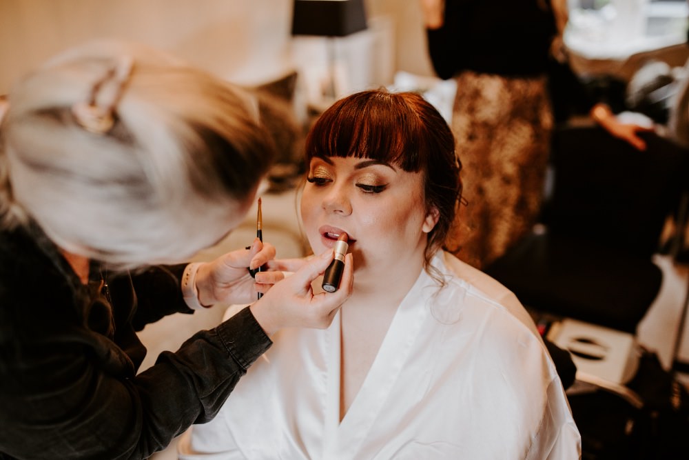 Bride Bridal Make Up Wick Farm Bath Wedding Siobhan Beales Photography