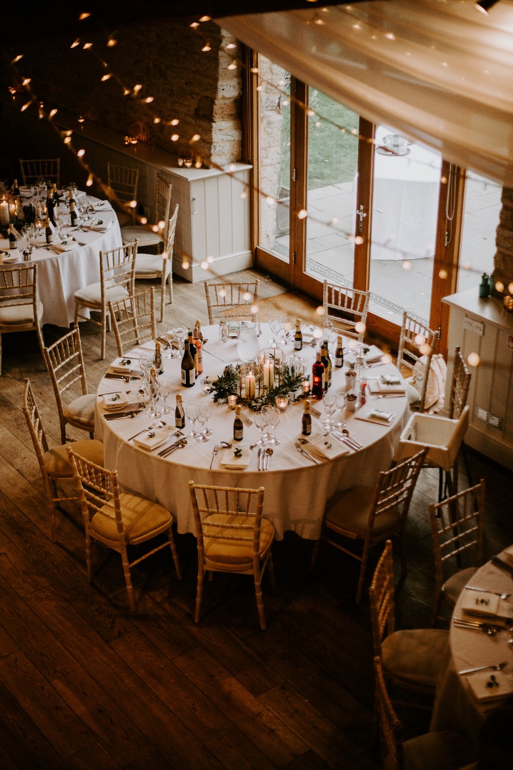 Centrepiece Decor Decoration Candles Greenery Foliage Terreriums Wick Farm Bath Wedding Siobhan Beales Photography