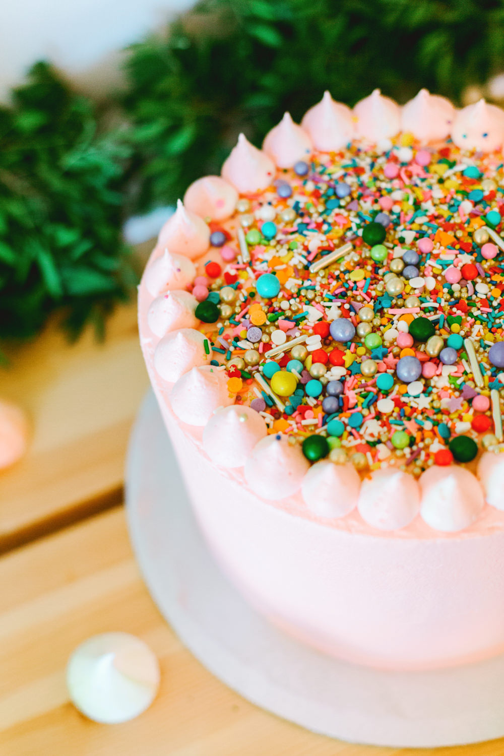 Cake Drip Pink Sweets Sprinkles Yew Tree Lakes Wedding Charlotte Hu Photography