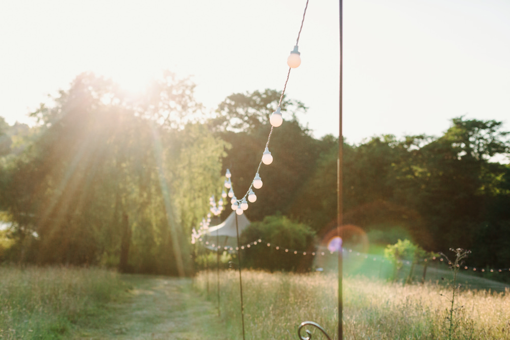Festoon Lights Yew Tree Lakes Wedding Charlotte Hu Photography