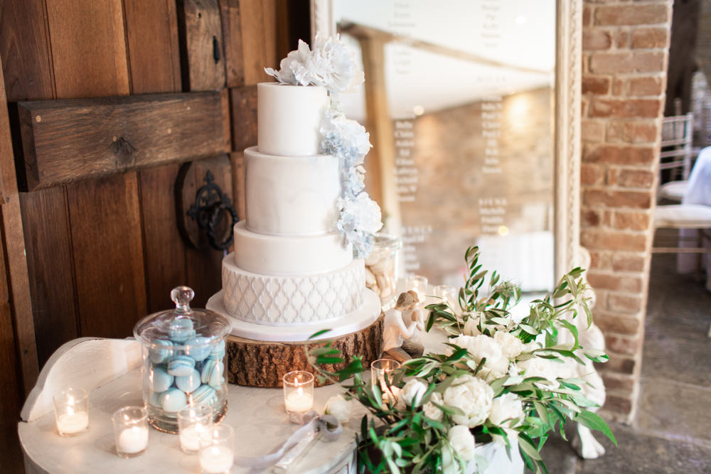 Cake Table Almonry Barn Wedding Kerry Bartlett Photography