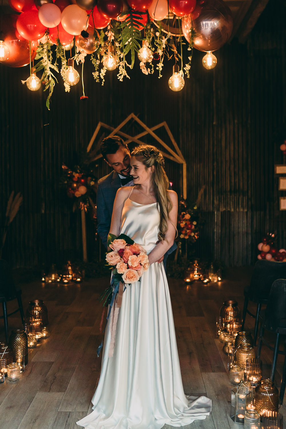 Balloon Wedding Ideas Leesha Williams Photography