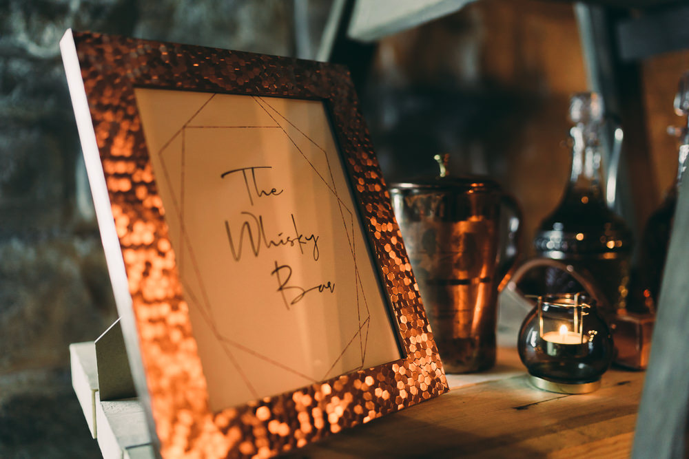 Whisky Bar Stand Station Drinks Balloon Wedding Ideas Leesha Williams Photography