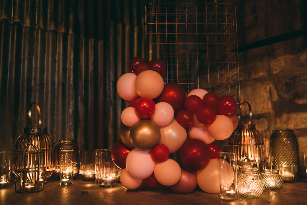Installation Balloon Wedding Ideas Leesha Williams Photography