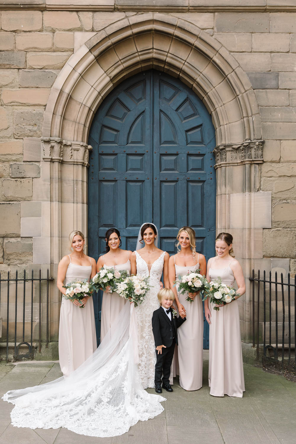 Bridesmaids Bridesmaid Dress Dresses Blush Long Compton Verney Wedding Danielle Smith Photography
