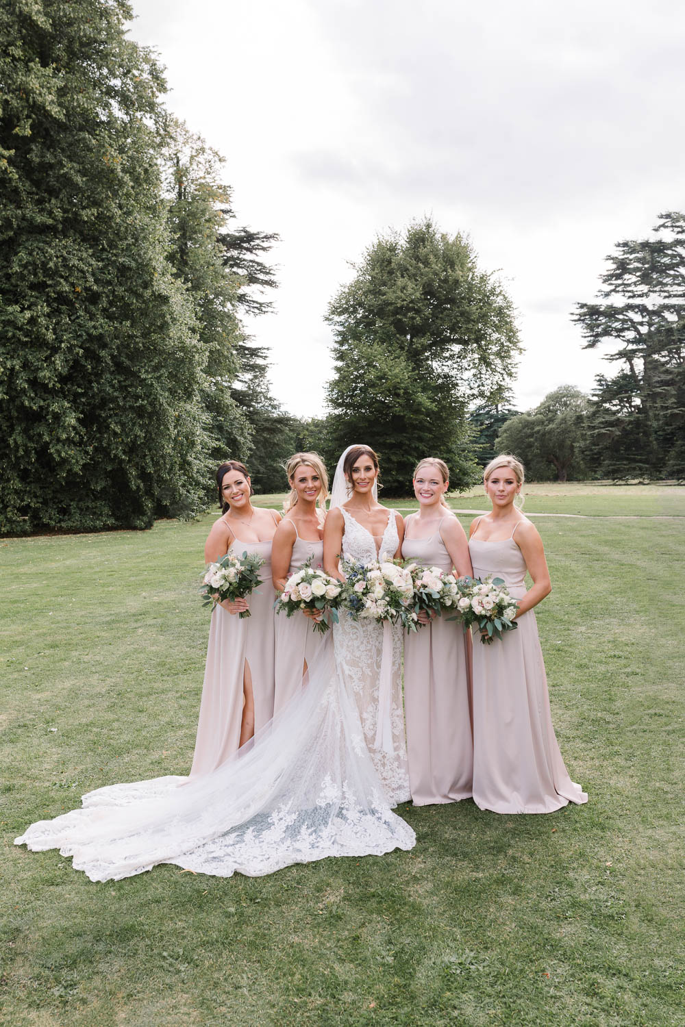 Bridesmaids Bridesmaid Dress Dresses Blush Long Compton Verney Wedding Danielle Smith Photography