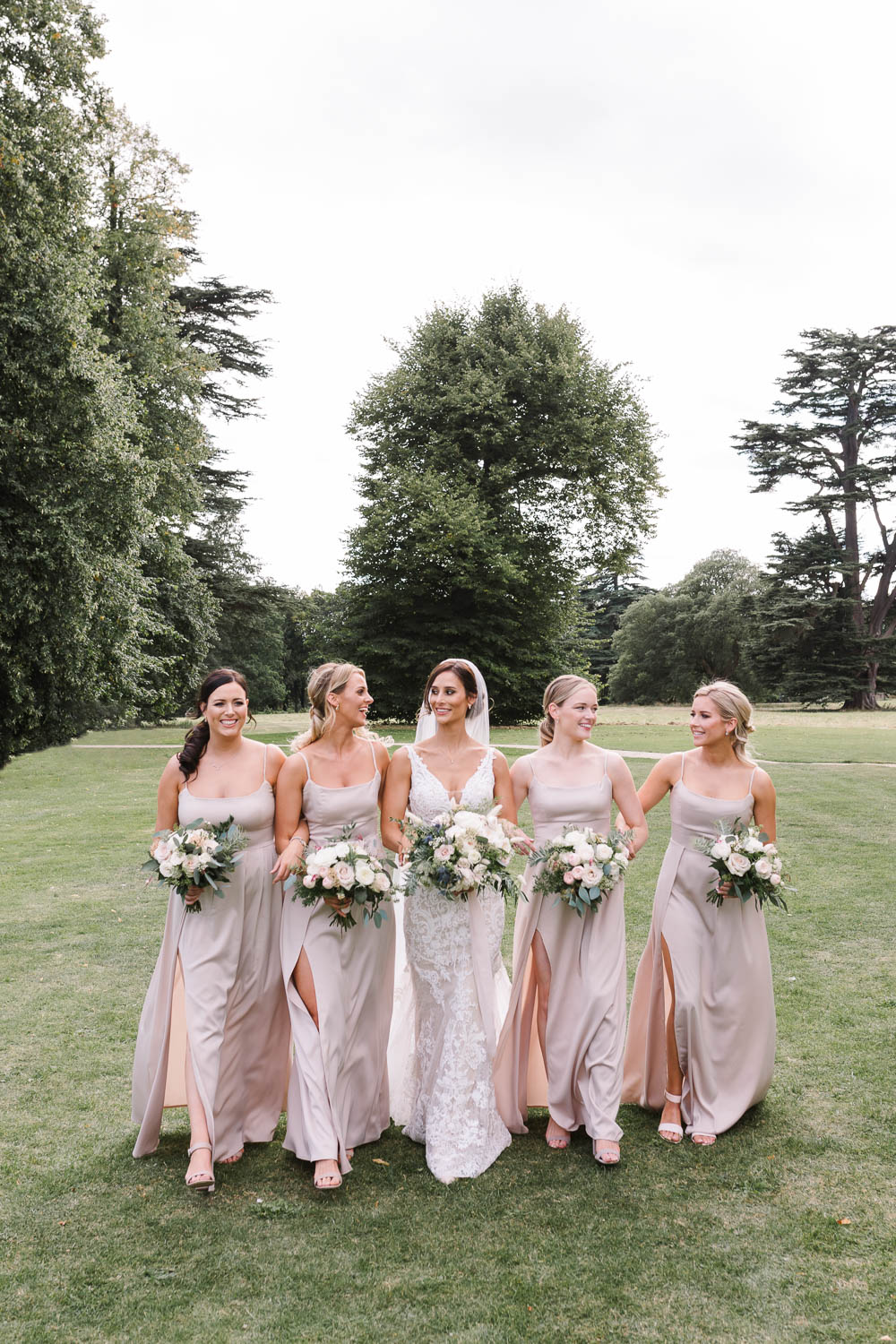 Bridesmaids Bridesmaid Dress Dresses Blush Long Compton Verney Wedding Danielle Smith Photography