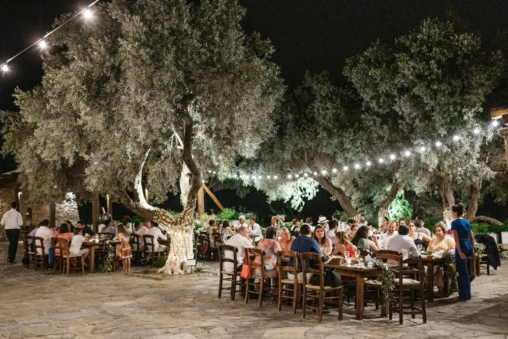 Festoon Lights Lighting Crete Wedding HannaMonika Wedding Photography