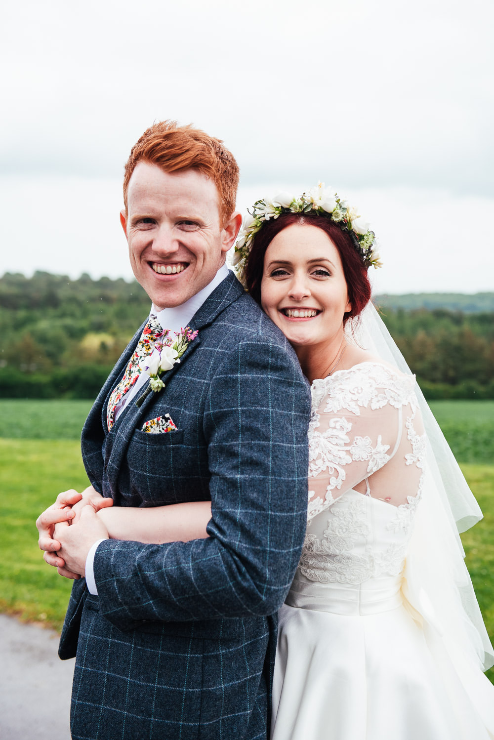 DIY Barn Wedding Jessica Grace Photography Bride Bridal Flower Crown