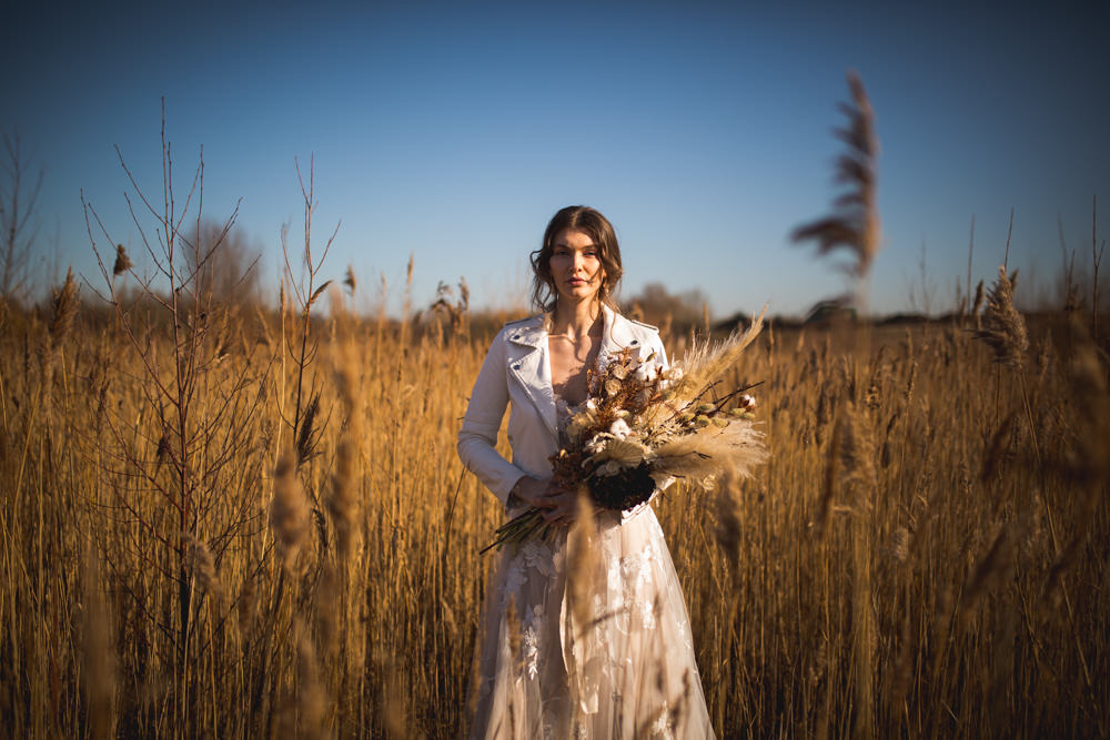 Dried Flower Wedding Ideas Dan Lambourne Photography