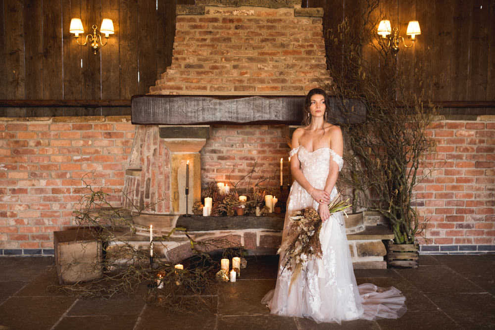 Dried Flower Wedding Ideas Dan Lambourne Photography