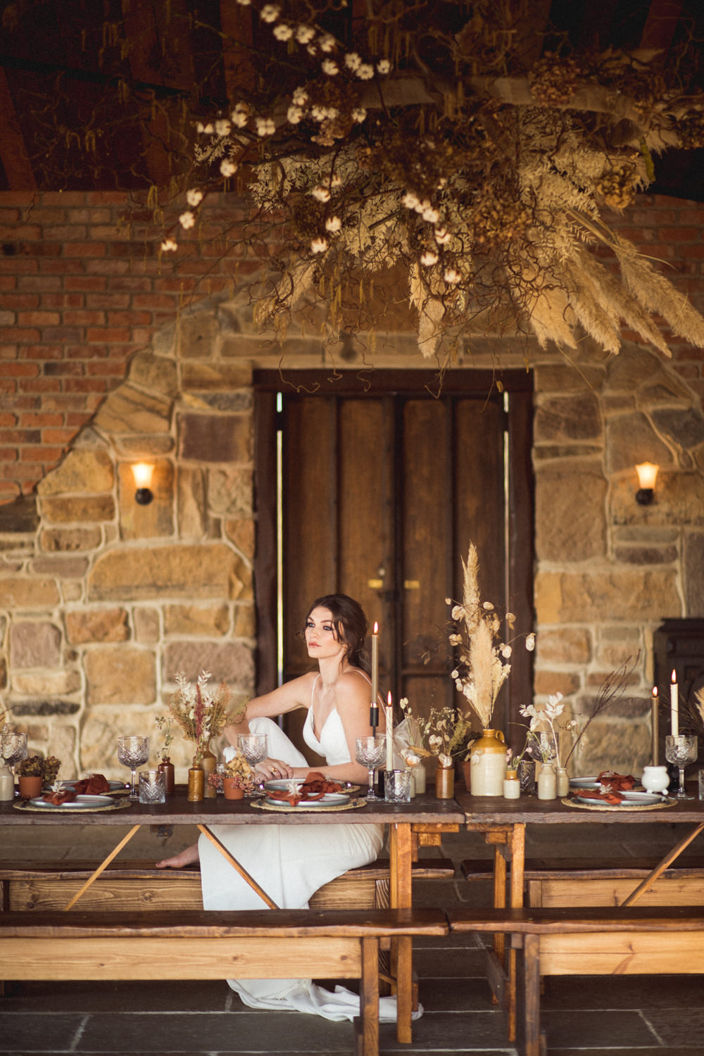 Dried Flower Wedding Ideas Dan Lambourne Photography